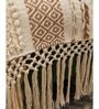 Beige Textured Cotton 2 Seater Sofa Cover