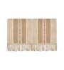 Beige Textured Cotton 2 Seater Sofa Cover