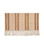 Beige Textured Cotton 2 Seater Sofa Cover
