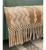 Beige Textured Cotton 2 Seater Sofa Cover