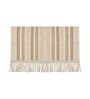 Beige Textured Cotton 2 Seater Sofa Cover