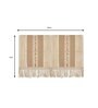 Beige Textured Cotton 2 Seater Sofa Cover