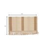 Beige Textured Cotton 2 Seater Sofa Cover