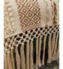 Beige Textured Cotton 3 Seater Sofa Cover