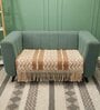 Tassled Brown Woven 3 Seater Sofa Cover With Tassles