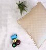 Beige Textured Velvet 16 x 16 Inches Cushion Covers (Set of 5)