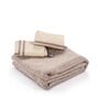 Beige Geometric 144 TC 100% Cotton King Sized Bed Sheets with 2 Pillow Covers