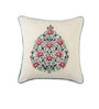 Beige Traditional 16x16 inches Cushion Cover