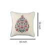 Beige Traditional 16x16 inches Cushion Cover