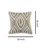 Beige Textured 16x16 inches Cushion Cover