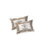 Beige Traditional 180 TC Cotton Printed Bedsheet With Two Pillow Covers For Queen Bed (Designer Printed ,Beige ,153 GSM)