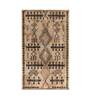 Beige Traditional 4 ft x6 ft Machine Made Carpet