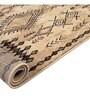 Beige Traditional 4 ft x6 ft Machine Made Carpet