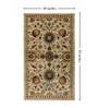 Beige Traditional 5 ft x7 ft Carpet