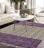 Multicolor Traditional Cotton 4 ft X 6 ft Hand Woven Hand Printed Rug