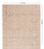 Beige Traditional Cotton 5 x 8 Feet Cotton Carpet
