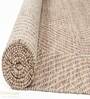 Beige Traditional Cotton 5 x 8 Feet Cotton Carpet