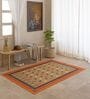 Beige Traditional Hand Woven 5 Ft X 3 Ft  Dhurrie