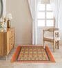 Beige Traditional Hand Woven 5 Ft X 3 Ft  Dhurrie