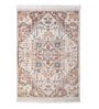 Beige Traditional Hand Woven 6 Ft X 4 Ft  Dhurrie