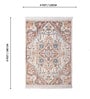 Beige Traditional Hand Woven 6 Ft X 4 Ft  Dhurrie