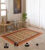 Beige Traditional Hand Woven 6 Ft X 4 Ft  Dhurrie