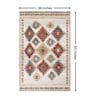 Beige Traditional PP Heatset 3 x 5 Feet  Machine -Made Carpet