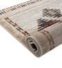 Beige Traditional PP Heatset 6 x 9 Feet  Machine -Made Carpet