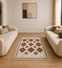 Beige Traditional PP Heatset 6 x 9 Feet  Machine -Made Carpet