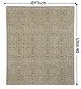 Beige Traditional Wool Hand Tufted Carpet