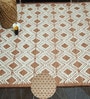Beige Traditional Wool Hand Tufted Carpet