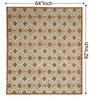 Beige Traditional Wool Hand Tufted Carpet