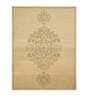 Beige Traditional Wool 4ft x 6ft Hand Tufted Carpet