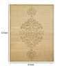 Beige Traditional Wool 4ft x 6ft Hand Tufted Carpet