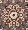 Beige Traditional Wool 6 ft x 9 ft Hand Tufted Carpet