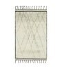 Beige Traditional Wool 9 ft x 12 ft Hand Knotted Carpet