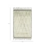 Beige Traditional Wool 9 ft x 12 ft Hand Knotted Carpet