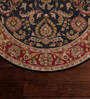 Beige Traditional Wool Round Hand Tufted Carpet