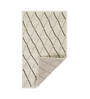 Beige Trellis Polypropylene 4 Ft X 6 Ft Machine Made Carpet