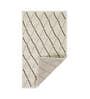 Beige Trellis Polypropylene 6 ft x 9 ft Machine Made Carpet
