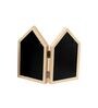 Beige Two House shape Photo Frame 3.5x5 Inches