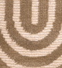 Beige Uval Modern Pile 3X5 Ft Carpet