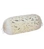 Beige Velvet Floral 16x34 inches Bolster Covers