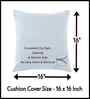Beige Velvet Abstract 16X16 Inches Cushion Covers (Pack of 5)