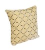 Beige Velvet Abstract 16x16 inches Cushion Covers (1 Pc)