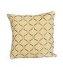 Beige Velvet Abstract 16x16 inches Cushion Covers (1 Pc)