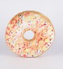 Multicolor Velvet Donut Shaped Cushion