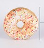 Multicolor Velvet Donut Shaped Cushion