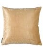 Beige Velvet Solid 16x16 inches Cushion Cover (5Pc)