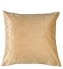 Beige Velvet Solid 16x16 inches Cushion Cover (5Pc)